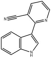 2-(1H-Indol-3-yl)-nicotinonitrile, 98+% C14H9N3, MW: 219.25 Structure