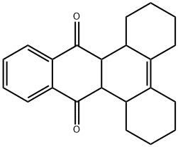 1,2,3,4,5,6,7,8,8a,8b,14a,14b-Dodecahydrobenzo[b]triphenylene-9,14-dione Structure