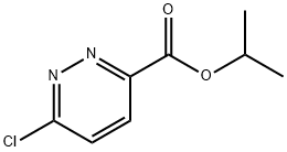 3-Pyridazinecarboxylic acid, 6-chloro-,1-methylethyl ester Structure