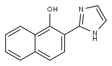 2-(1H-IMIDAZOL-2-YL)-NAPHTHALEN-1-OL Structure