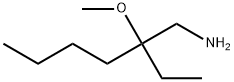 1-Hexanamine,  2-ethyl-2-methoxy- Structure
