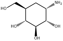 (1R)-4β-アミノ-6α-(ヒドロキシメチル)シクロヘキサン-1β,2α,3β-トリオール