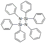 hexaphenylcyclodisilazane Structure