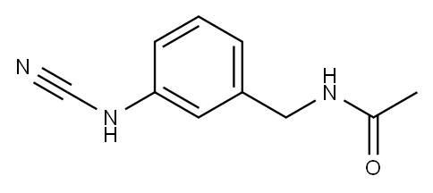 Acetamide,  N-[[3-(cyanoamino)phenyl]methyl]-|