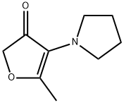3(2H)-Furanone,  5-methyl-4-(1-pyrrolidinyl)-|