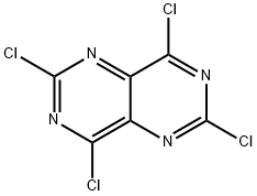 2,4,6,8-TETRACHLOROPYRIMIDO[5,4-D]PYRIMIDINE Struktur