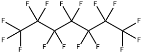 Hexadecafluoroheptane Structure