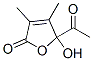 2(5H)-Furanone, 5-acetyl-5-hydroxy-3,4-dimethyl- (9CI) Structure