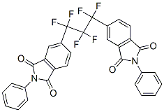 5,5'-(1,1,2,2,3,3-Hexafluoro-1,3-propanediyl)bis[2-phenyl-1H-isoindole-1,3(2H)-dione]|