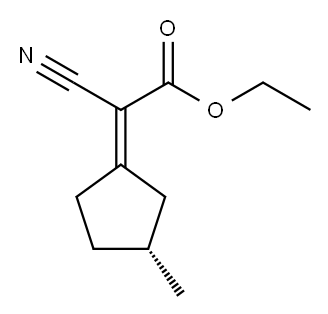 Acetic acid, cyano[(3R)-3-methylcyclopentylidene]-, ethyl ester, (2Z)- (9CI)|
