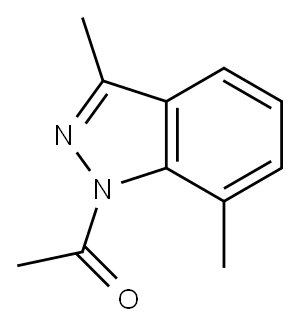 1H-Indazole,  1-acetyl-3,7-dimethyl-  (9CI)|