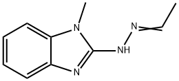 Acetaldehyde, (1-methyl-1H-benzimidazol-2-yl)hydrazone (9CI) Structure