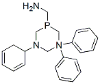 Hexahydro-N,1,3-triphenyl-1,3,5-diazaphosphorine-5-methanamine Structure