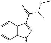 1H-INDAZOLE-3-(N-METHOXY-METHYL)CARBAMIDE Structure
