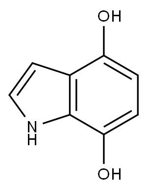 1H-Indole-4,7-diol Structure