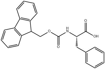 Fmoc-L-苯丙氨酸, 35661-40-6, 结构式