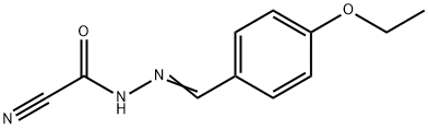 Acetonitrile, [[(4-ethoxyphenyl)methylene]hydrazino]oxo- (9CI) Structure