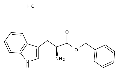 Benzyl L-tryptophanate hydrochloride Structure