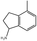 1H-Inden-1-amine,2,3-dihydro-4-methyl-(9CI) Structure