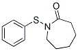 hexahydro-1-(phenylthio)-2H-azepin-2-one Structure
