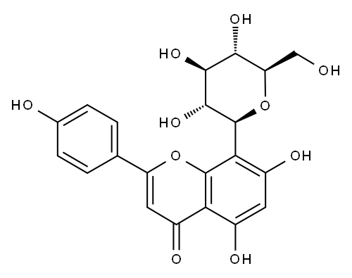 2-(4-ヒドロキシフェニル)-5,7-ジヒドロキシ-8-(β-D-グルコピラノシル)-4H-1-ベンゾピラン-4-オン