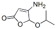 2(5H)-Furanone, 4-amino-5-(1-methylethoxy)- (9CI) Structure