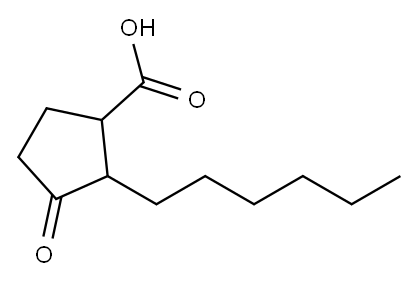 2-Hexyl-3-oxocyclopentanecarboxylic acid|