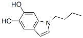 1H-Indole-5,6-diol, 1-butyl- (9CI) Structure