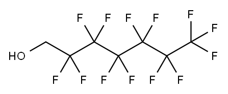 全氟-1-庚醇 结构式