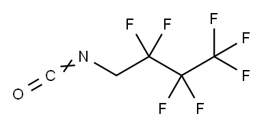 2,2,3,3,4,4,4-Heptafluorobutyl isocyanate Structure