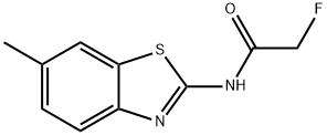 Acetamide, 2-fluoro-N-(6-methyl-2-benzothiazolyl)- (9CI) Structure