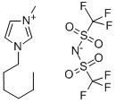 1-HEXYL-3-METHYLIMIDAZOLIUM BIS(TRIFLUOROMETHYLSULFONYL)IMIDE|1-己基-3-甲基咪唑二(三氟甲烷磺酰基)酰亚胺