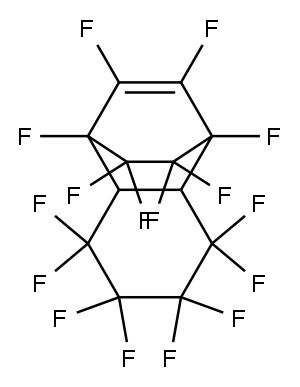 1,2,3,4,5,5,6,6,7,7,8,8,9,9,10,10-Hexadecafluoro-1,4,4a,5,6,7,8,8a-octahydro-1,4-ethanonaphthalene Structure