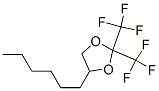 4-Hexyl-2,2-bis(trifluoromethyl)-1,3-dioxolane|
