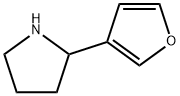 2-Furan-3-ylpyrrolidine Struktur