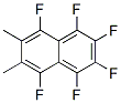 1,2,3,4,5,8-Hexafluoro-6,7-dimethylnaphthalene Structure