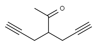 5-Hexyn-2-one, 3-(2-propynyl)- (7CI,9CI) Structure