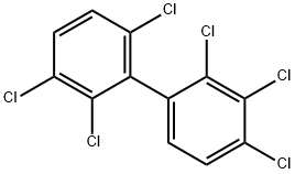 2,2',3,3',4',6-ヘキサクロロ-1,1'-ビフェニル 化学構造式