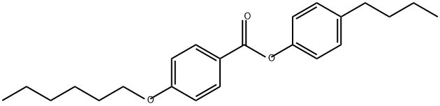 4-(Hexyloxy)benzoic acid 4-butylphenyl ester Structure