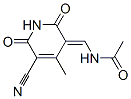 Acetamide, N-[(5-cyano-1,6-dihydro-4-methyl-2,6-dioxo-3(2H)-pyridinylidene)methyl]- (9CI) Structure