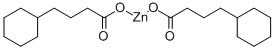 ビス(シクロヘキサン酪酸)亜鉛 化学構造式