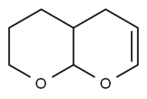 3,4,4a,8a-Tetrahydro-2H,5H-pyrano[2,3-b]pyran Structure