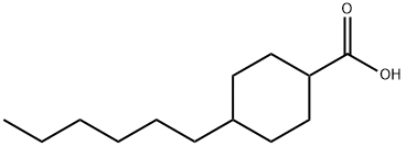 4-hexylcyclohexanecarboxylic acid Structure