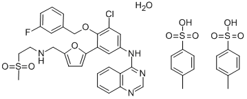 二甲苯磺酸拉帕替尼, 388082-78-8, 结构式