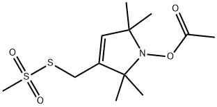 (1-Acetoxy-2,2,5,5-tetramethyl-d-3-pyrroline-3-methyl) Methanethiosulfonate Structure