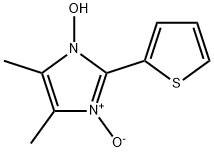 1H-Imidazole, 1-hydroxy-4,5-dimethyl-2-(2-thienyl)-, 3-oxide (9CI) Structure