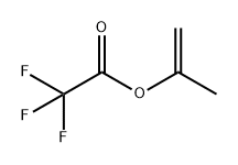 Trifluoroacetic acid 1-methylethenyl ester Struktur
