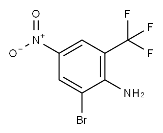 2-Amino-3-bromo-5-nitrobenzotrifluoride 95+% Struktur
