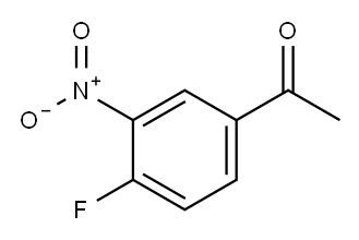 4'-フルオロ-3'-ニトロアセトフェノン 化学構造式