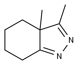 4H-Indazole,  3a,5,6,7-tetrahydro-3,3a-dimethyl- Structure